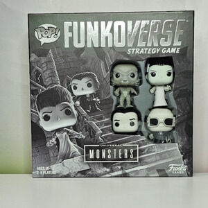 Funko POP  Funkoverse: Universal Monsters Strategy Game 100 4-Pack  NWT